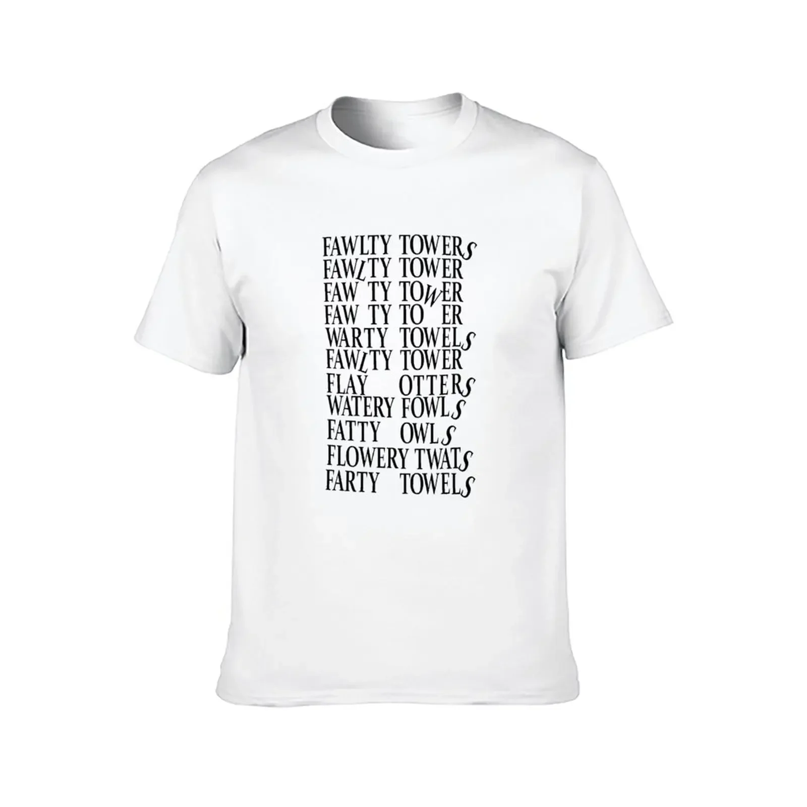 Fawlty Towers - All the openings T-Shirt black t shirt Anime t-shirt mens white t shirts