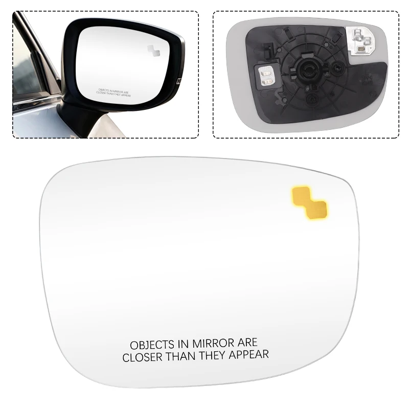 TK71-69-1G7 TK71691G7 Side Mirror Glass With Heated Backing For