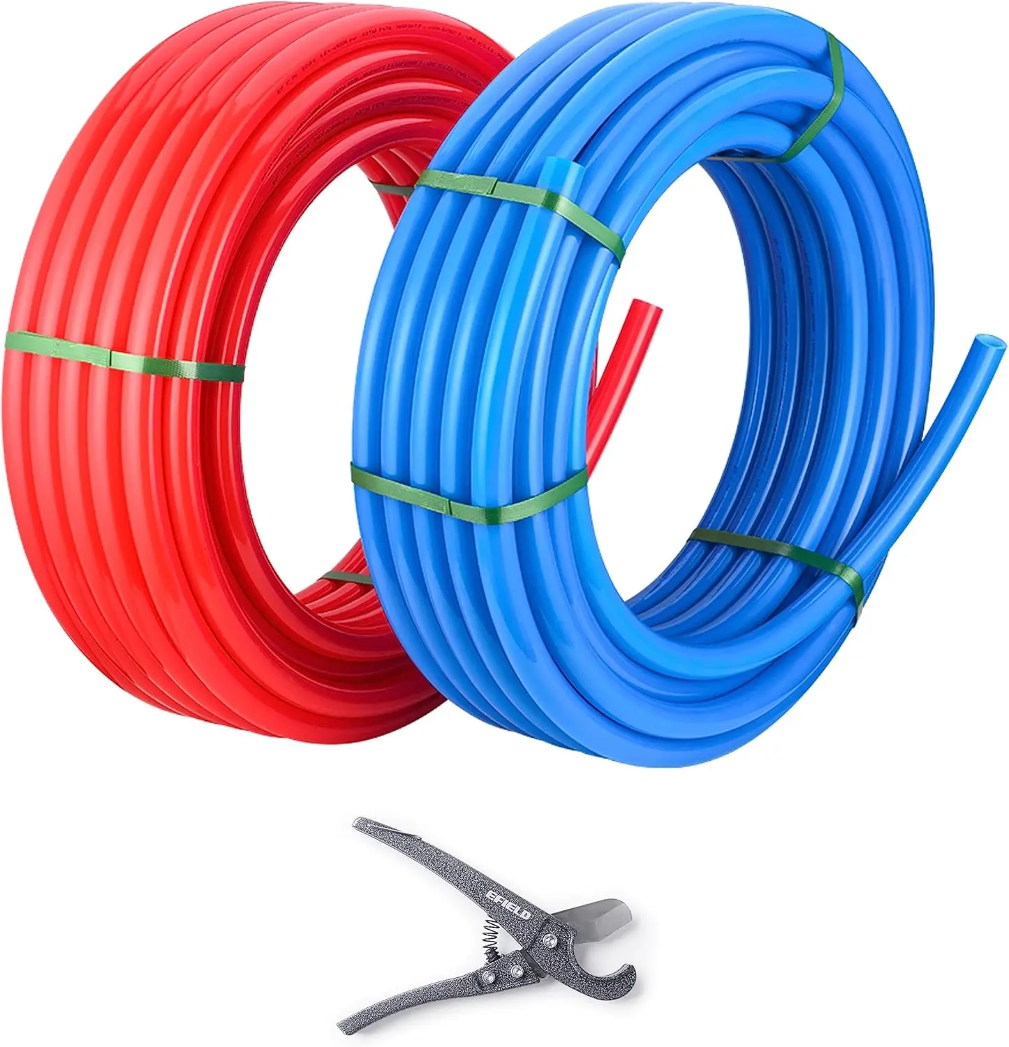 

PEX-b 3/4 Inch Pipe 2 Rolls X 75 Feet 150 ft Length for Potable Water-for Hot Cold Water-Plumbing Radiant Heating Applications