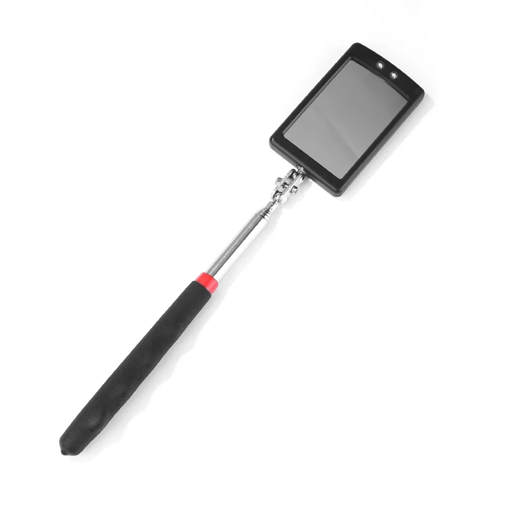 Juego de herramientas de reparación mecánica, lente de detección telescópica automotriz ajustable, Espejo de inspección, imán atractor, 4/5 piezas
