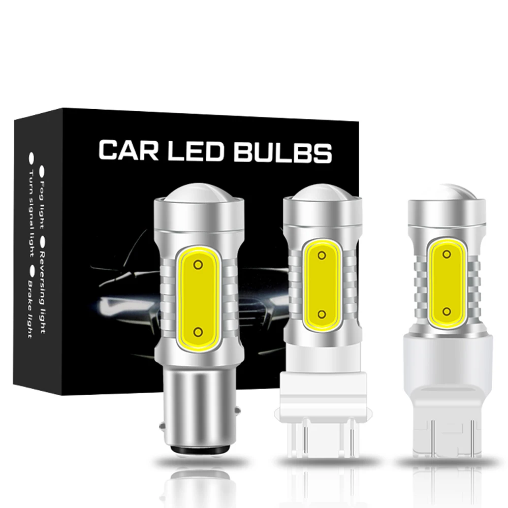 

2PCS 1156 P21W LED BA15S PY21W BAU15S Bulb 12V COB 5SMD 7443 7440 W21W 3157 1157 BAY15D P21/5W LED for Reverse Turn Signal Light