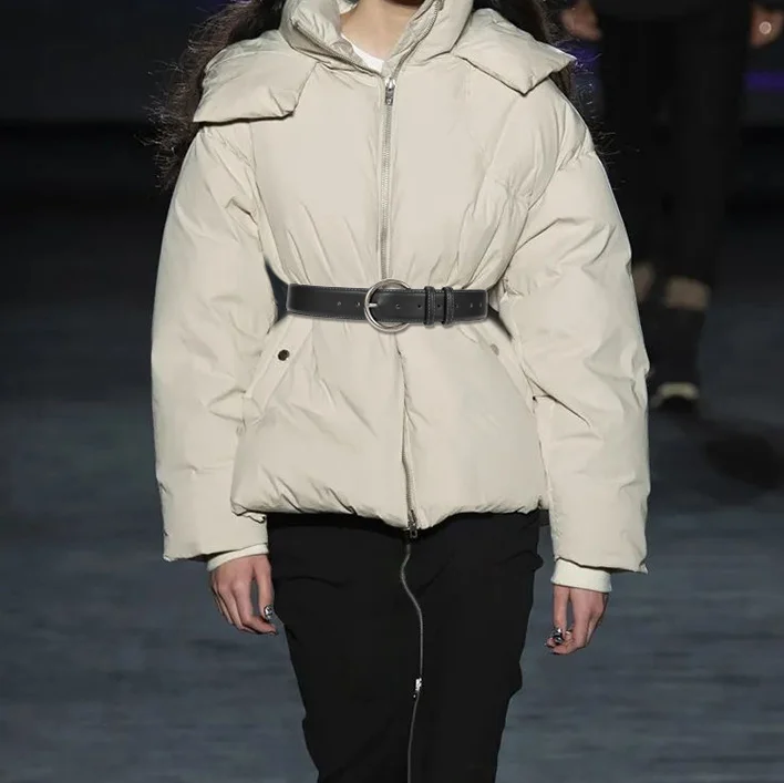 Женский модный корсет из натуральной кожи, женское пальто с поясом, платье с поясом, широкий пояс J566