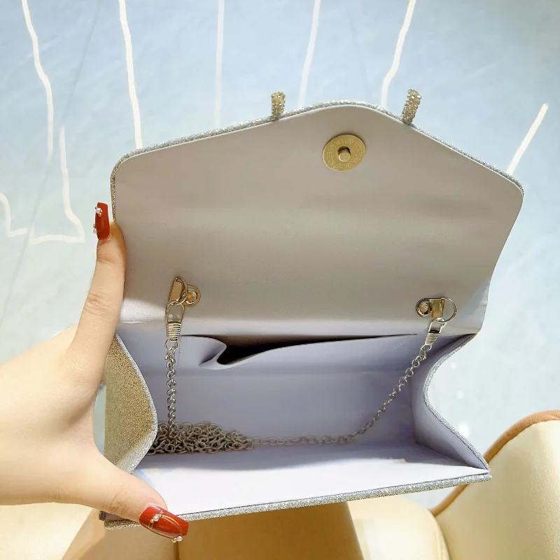 Moda de luxo arco design bolsas espumante banquete saco embreagem delicado strass bolsa feminina corrente bolsa ombro sacola