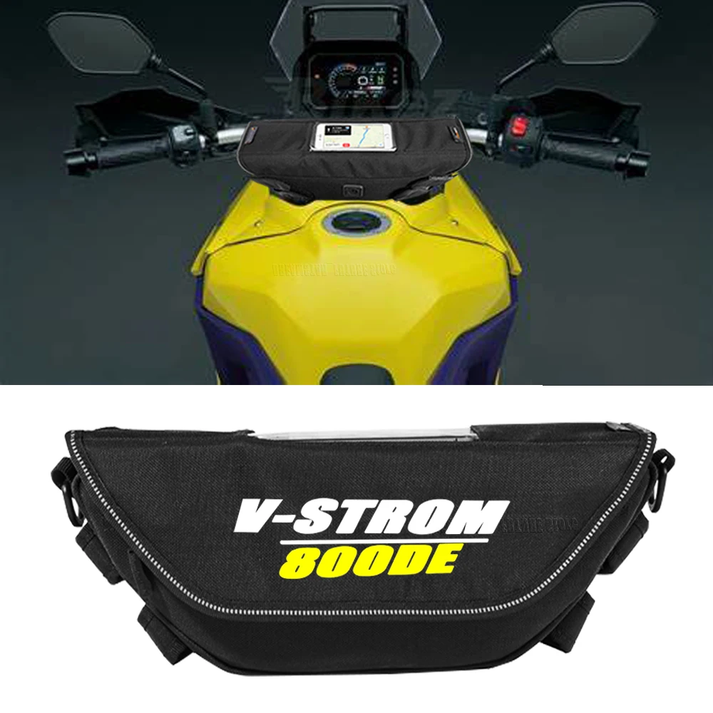 For V-STORM 800DE VSTROM 800DE 2023 2024 Waterproof motorcycle handlebar travel navigation bag