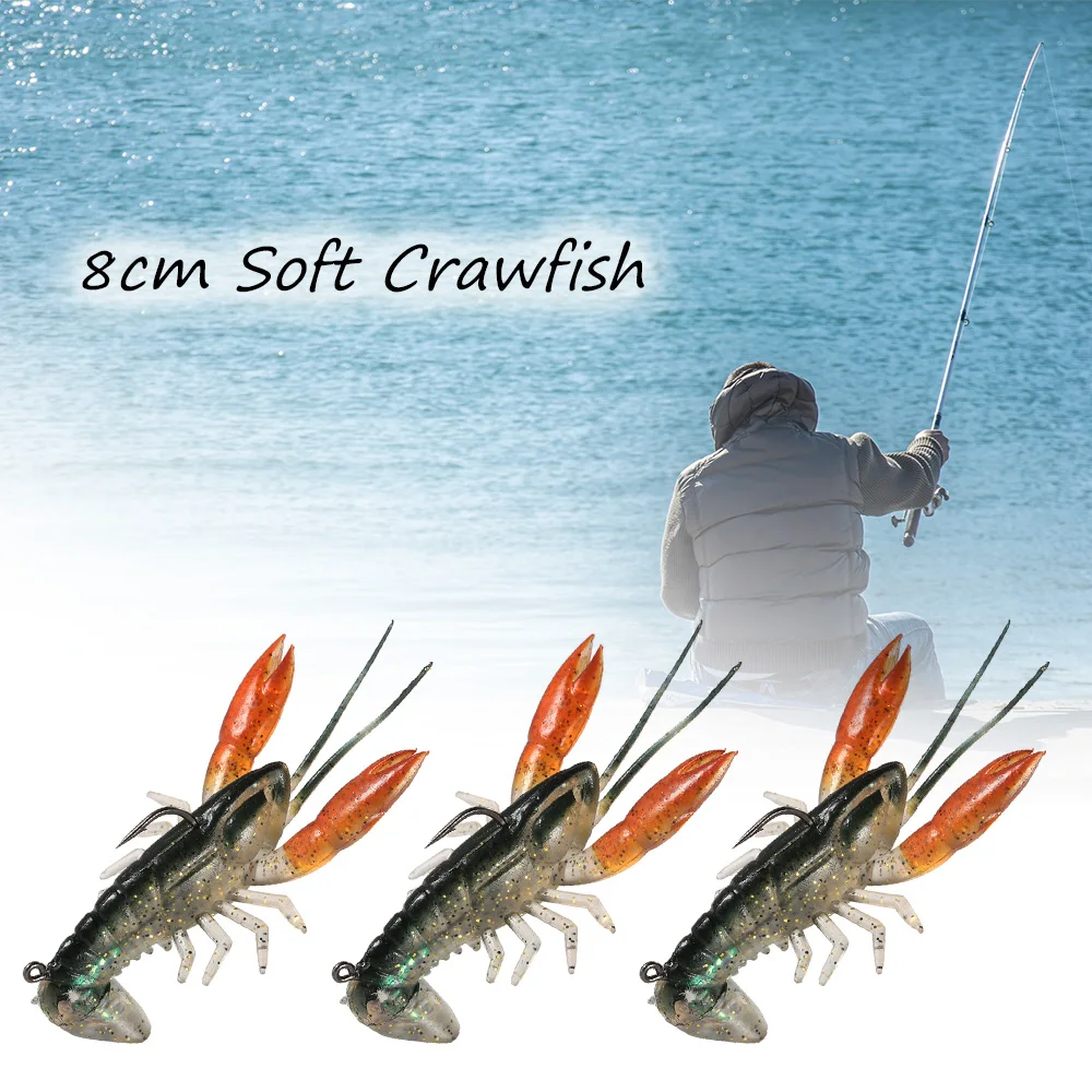 3PCS Fake Shrimp 8C…