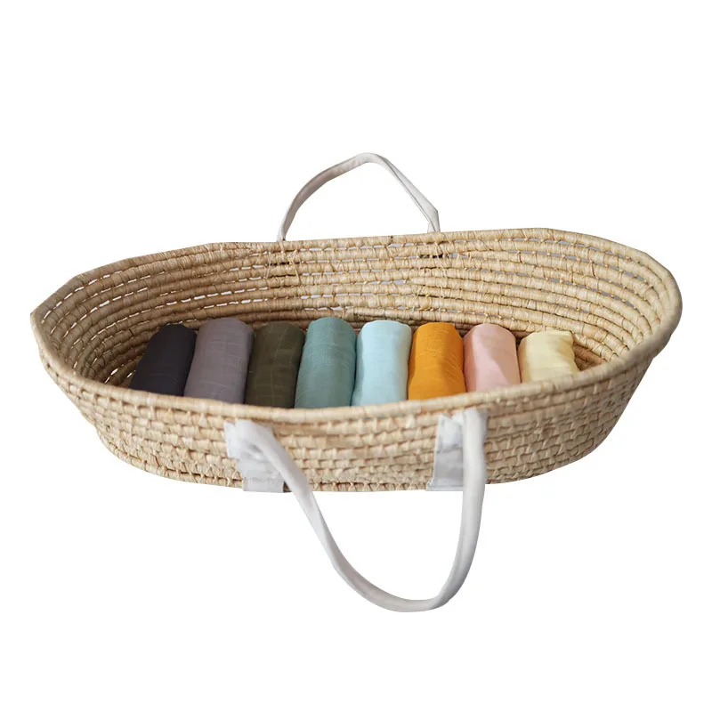 Musselina Bamboo Baby Blanket, Recém-nascido Swaddle Wrap, Toalha de banho, Mochila Infantil, Capa Do Carrinho, Macio, 2 Camadas, 120x120cm, 0-36m