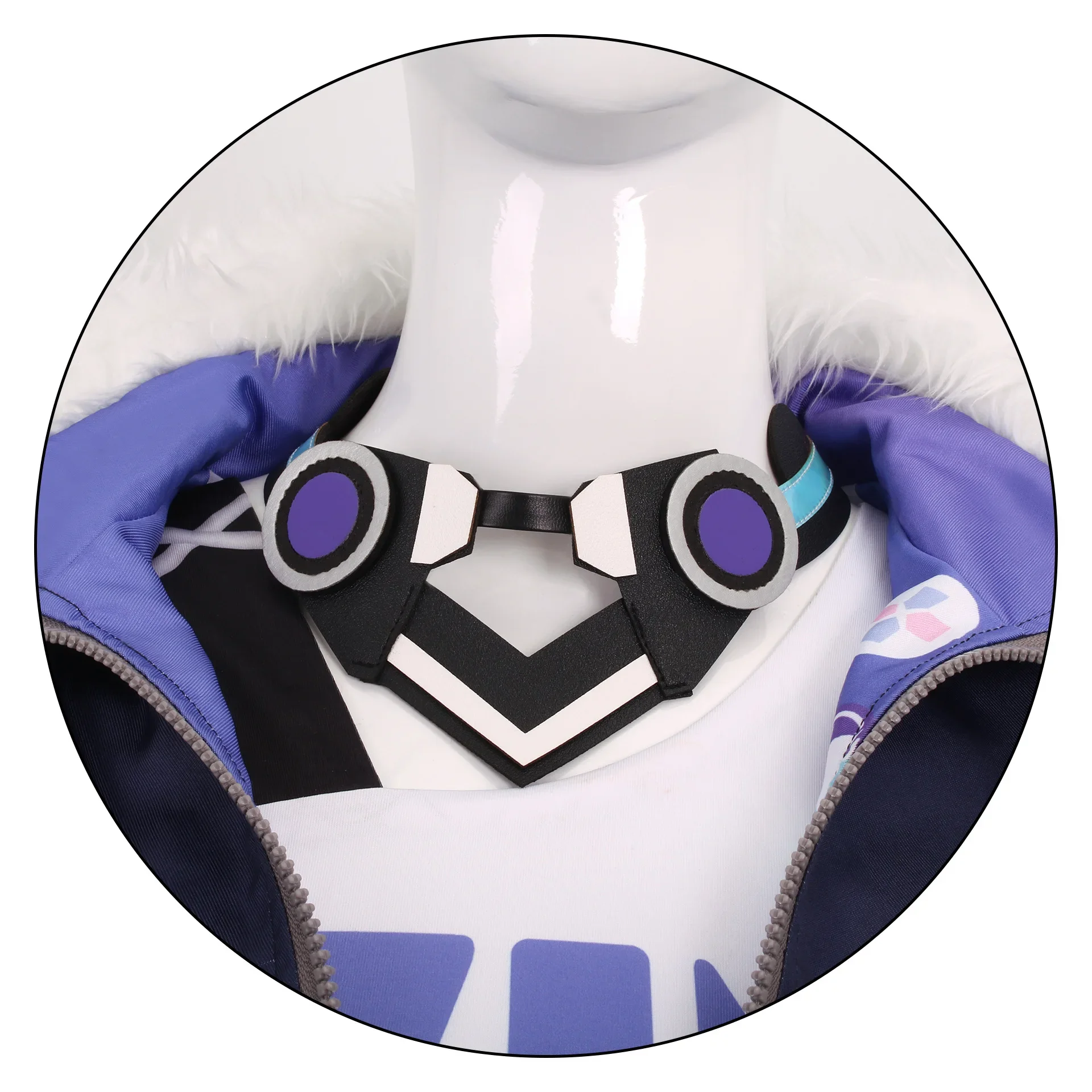 Honkai Impact 3rd Game Star Dome Railway Silver Wolf Same Cosplay Costume Set Anime Stage Performance Costume view 4