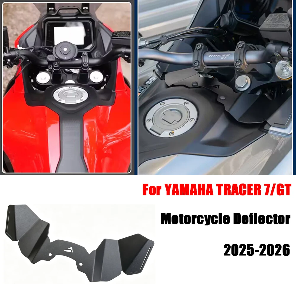 

For Yamaha Tracer 7/GT 2025 Motorcycle Updraft Airflow Panel Accessories TRACER 7/GT Cockpit Windscreen Deflector Wind Buffeting