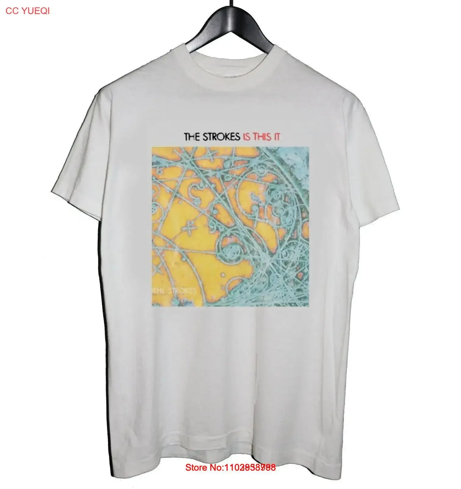

The Strokes Is This It shirt, rock band shirt, gift for fan, white shirt TE8355