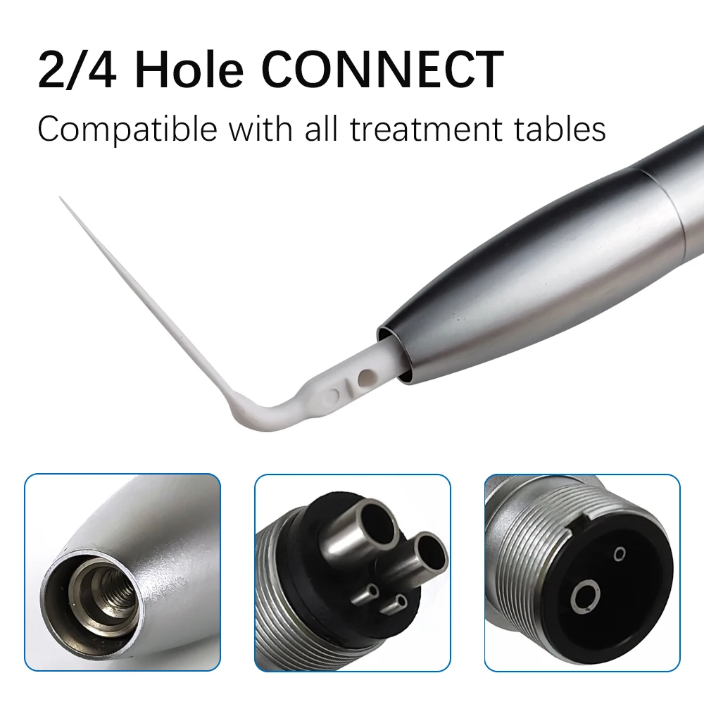 

Dental Ultrasonic Irrigator Endodontium Root canal Tool Ultrasonic Endo Activator With 5 tips Tooth Cleaner 2/4 Holes