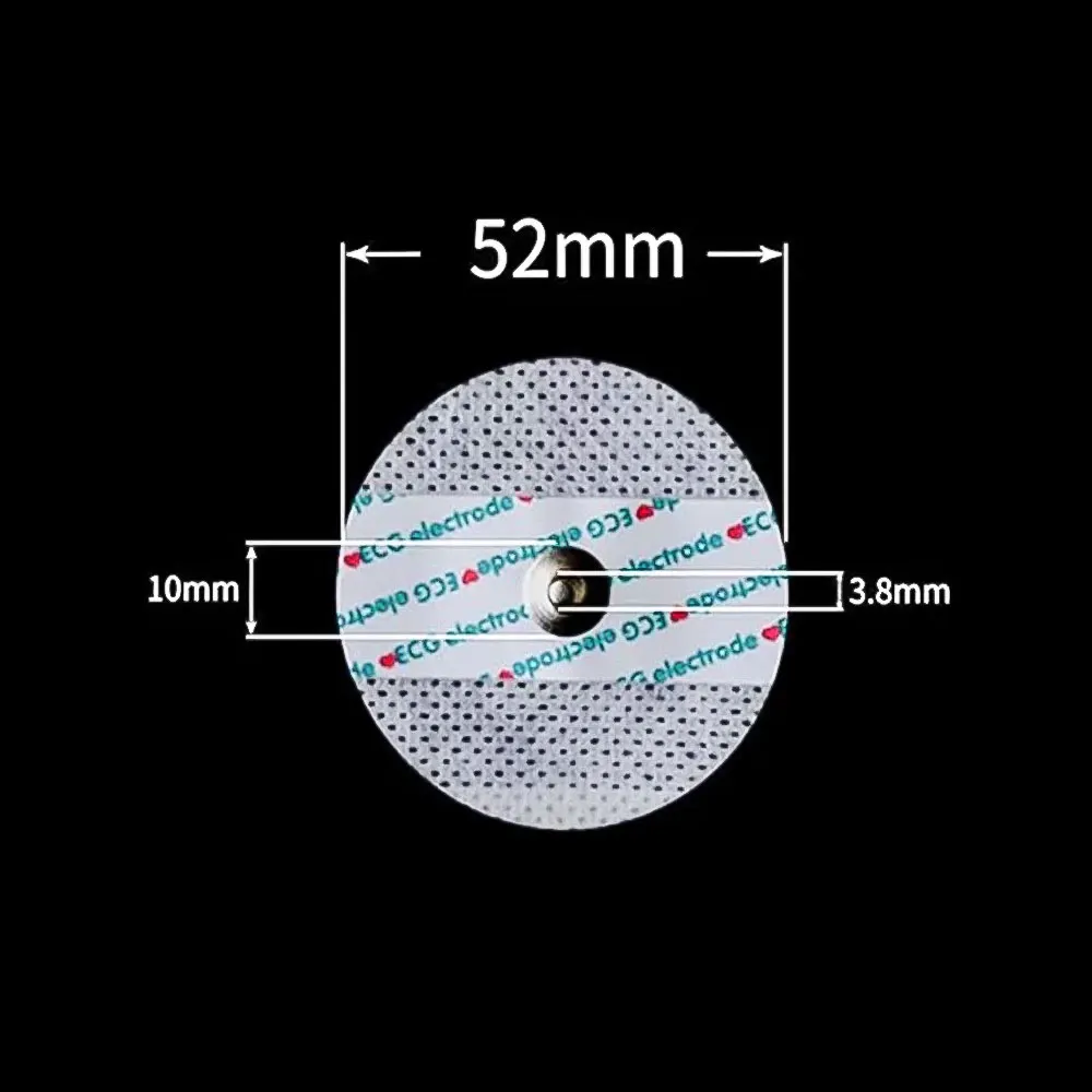 100/200/500pcs Medical Disposable ECG EKG Electrode Patch Non-Woven Buttons ECG Electrodes Pads Electrocardiogram Accessories