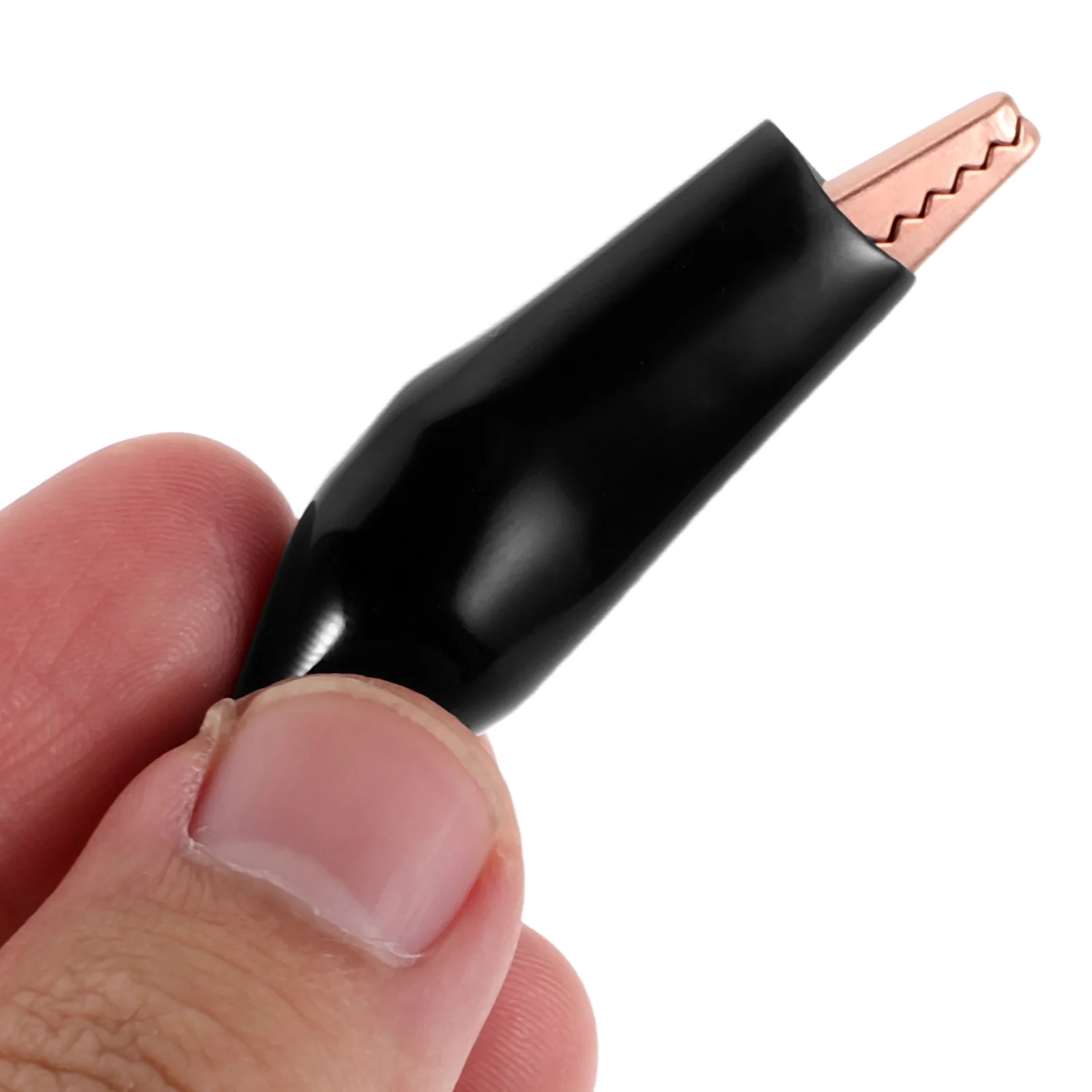 

16pcs Insulated Brass Alligator Clips Heavy Duty Electrical Test Clamps For Jumper Automotive Electronics Testing Tools