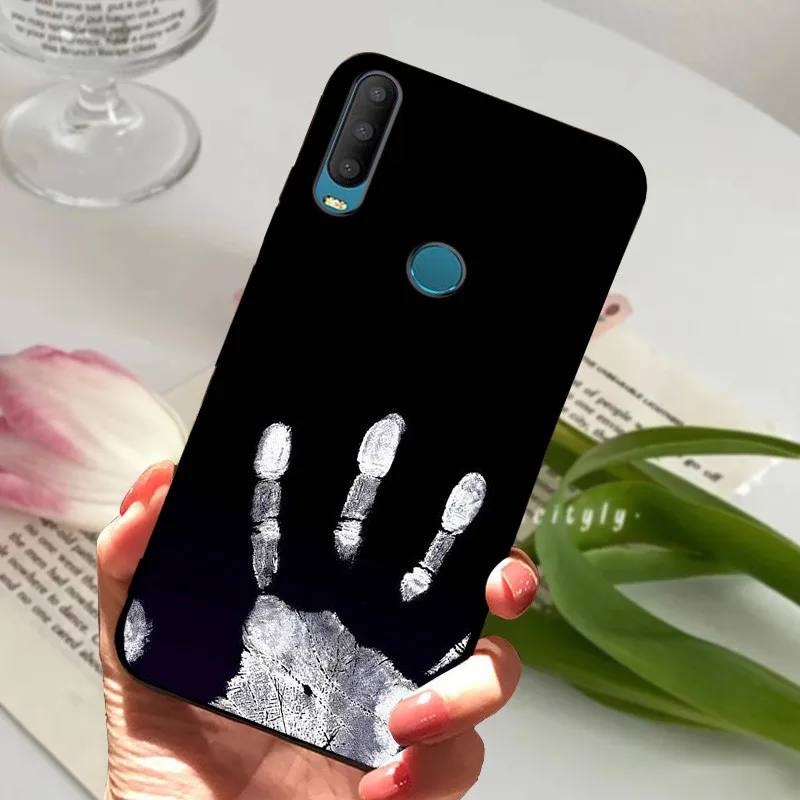 For Alcatel 1S 2020 Case 5028Y 5028D Cover Black Silicone Soft TPU Phone Cover for Alcatel 1 S 2020 Cases Alcatel 1 S 2020 Funda