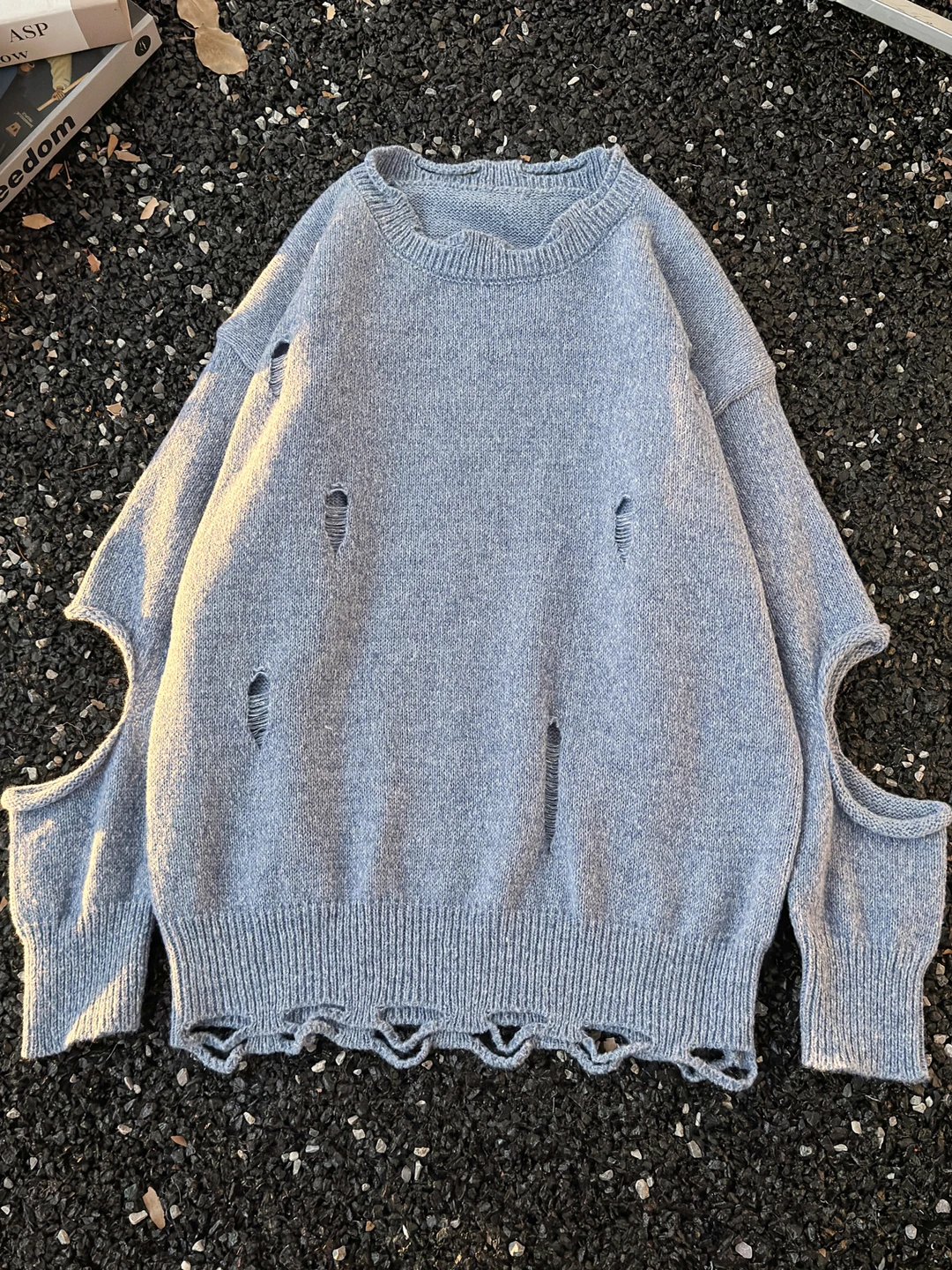 

Мужской вязаный свитер American Sle с круглым дизайном Ne Hole, теплый осенне-зимний модный брендовый длинный шерстяной свитер в стиле ретро