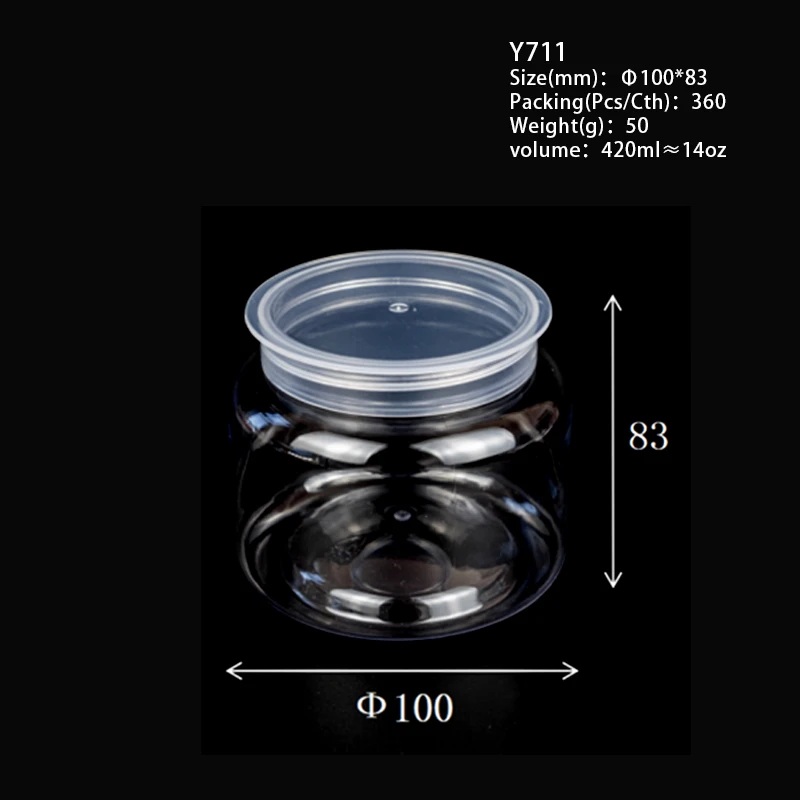 حاوية PET رخيصة الثمن، غطاء لولبي قابل للغلق للاستعمال مرة واحدة، برطمانات ميسون بلاستيكية للأطفال، تغليف المكملات الغذائية #4