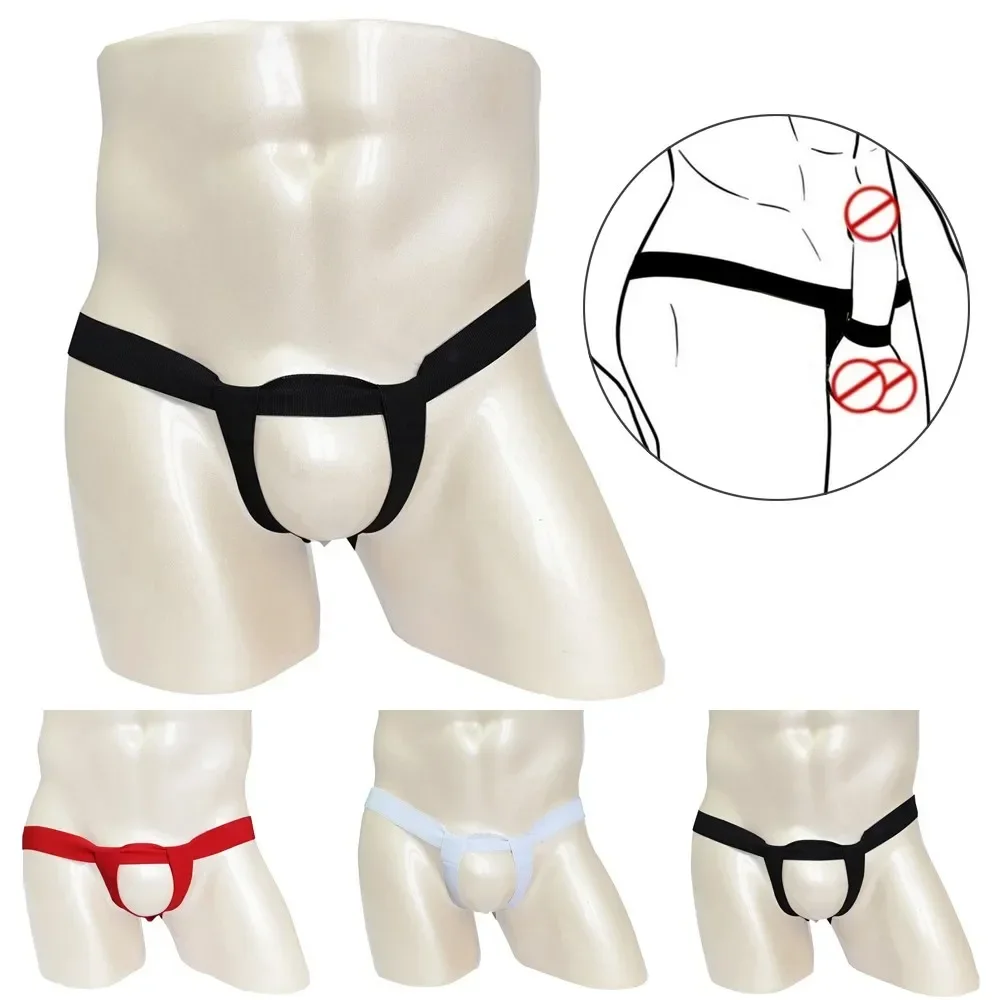 Unterhose Unterhose Slips Höschen Höschen Schlüpfer Slips modische T-Back Herren Slips mit Rings chloss Design