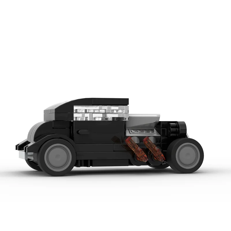 Moc vintage sports car speed champion model building block static version toy Christmas gift technology building block