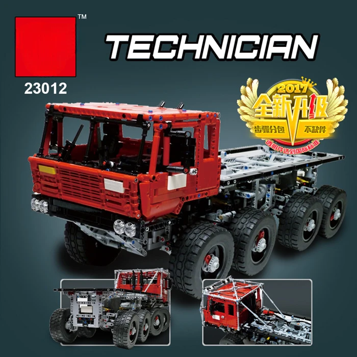 2527 pcs Tatra 813 Trial Truck 23012 the mechanical group series of building block for Children Toy Bricks for Kids