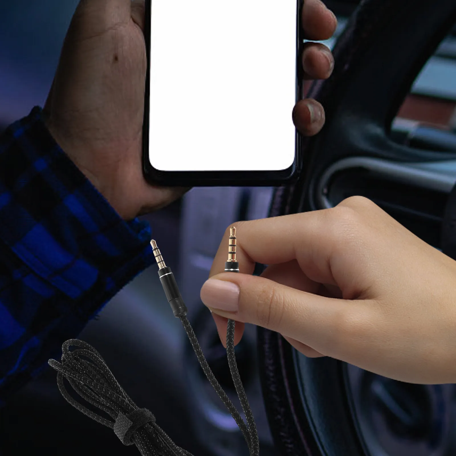 4Pcs 3.5Mm Audio Ca…