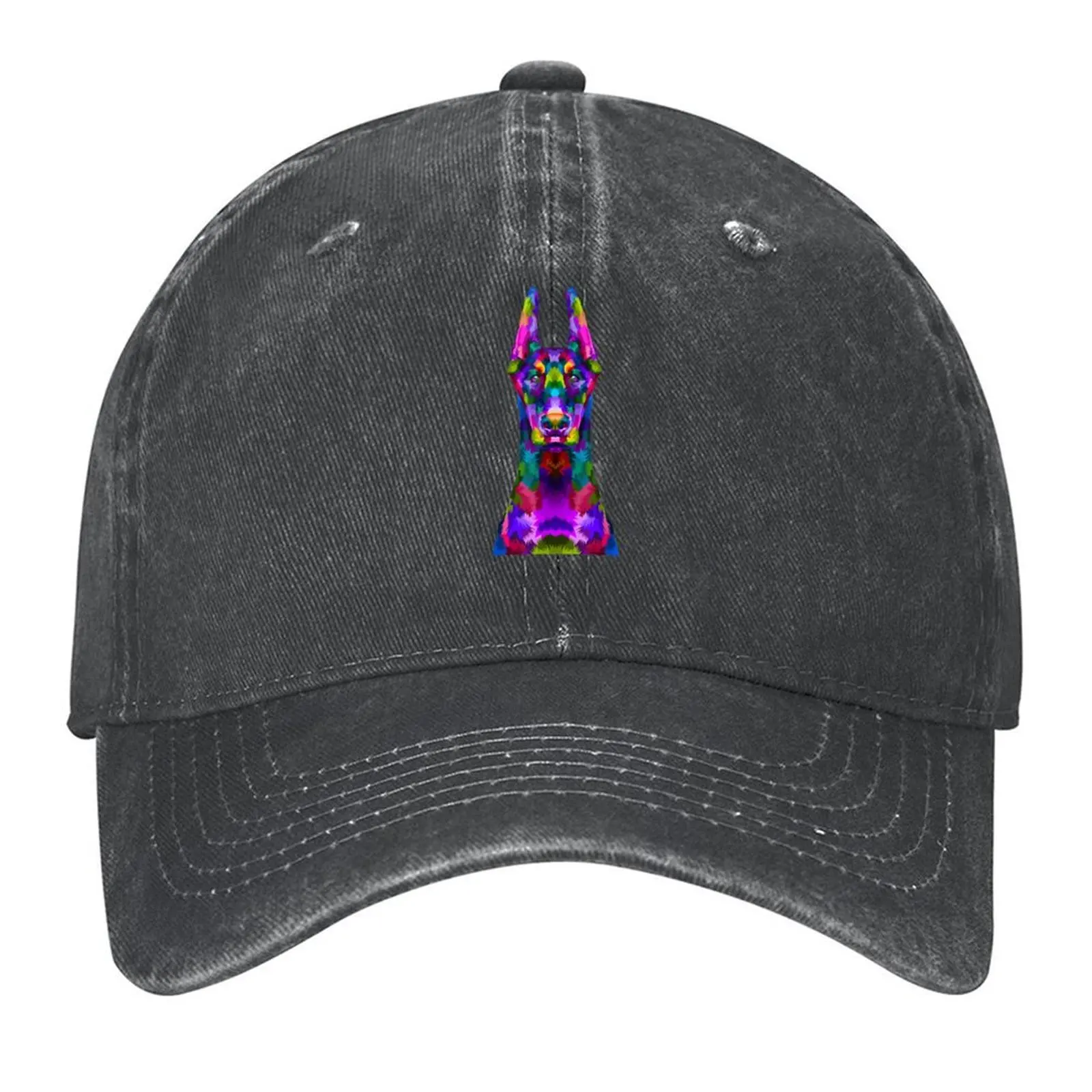 

Dobie Doberman Pop Art Portrait For Dog Owners Baseball Cap golf hat genuine Hat men tea Hat black For Women 2025 Men's