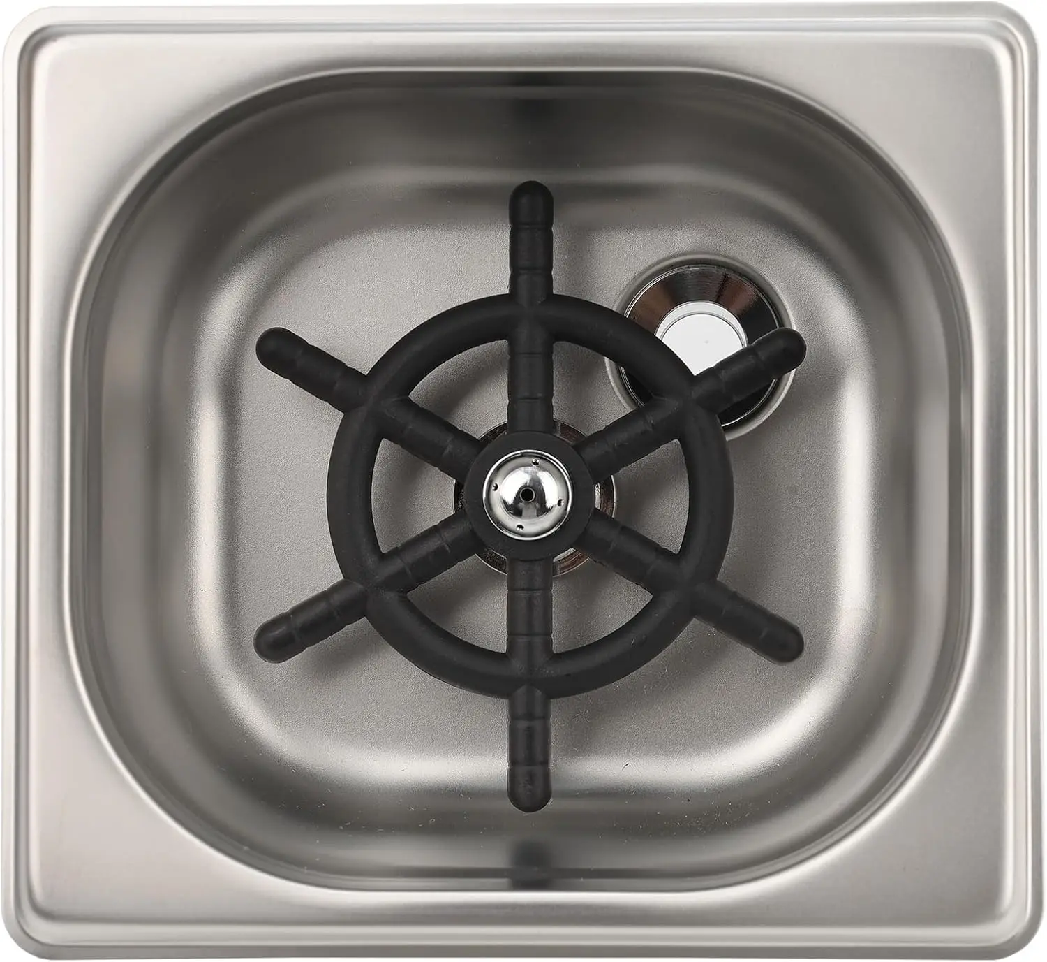 

Square Glass Cup Cleaning Machine, 360 Degree Rotating Nozzle Glass Cup Cleaning Machine, Kitchen Sink, Stainless Steel Cup Clea