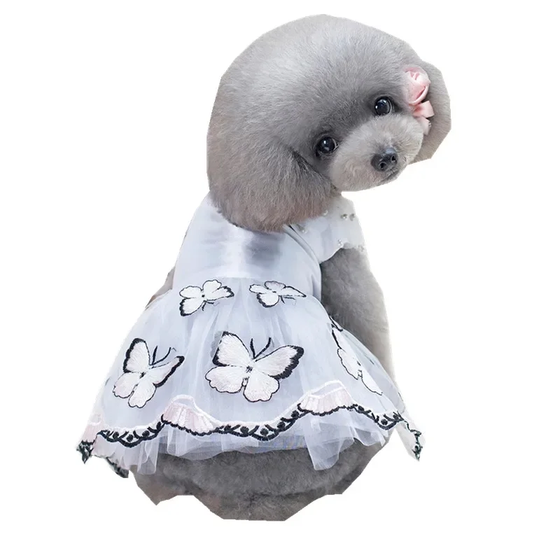 

Summer Dog Dress Cat Skirt Puppy Apparel Small Dog Costume Dog Wedding Dress Princess Costumes Chihuahua Yorkie Clothing Outfit