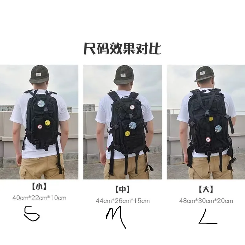 hip hop ins hot japanese style backpack  Functional package Multiple pockets Harajuku style street Skateboard bag