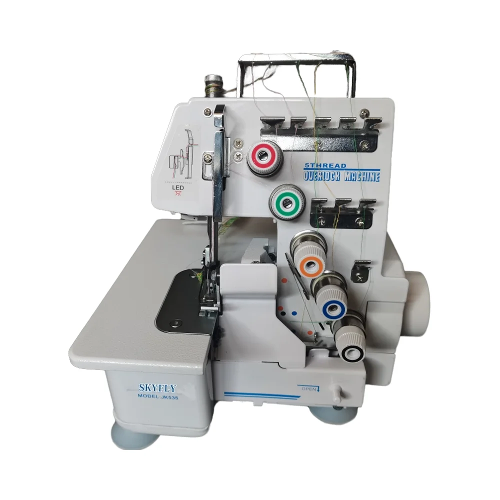 

Five-line Desktop Overlock Sewing Machine Electric Overlock Machine Model 535 Type