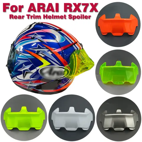 오토바이 후면 트림 헬멧 스포일러 RX7X RX-7X RR5 VZ-Ram RX7V RX7 GP 헬멧 RX7X RR5 스포일러 액세서리