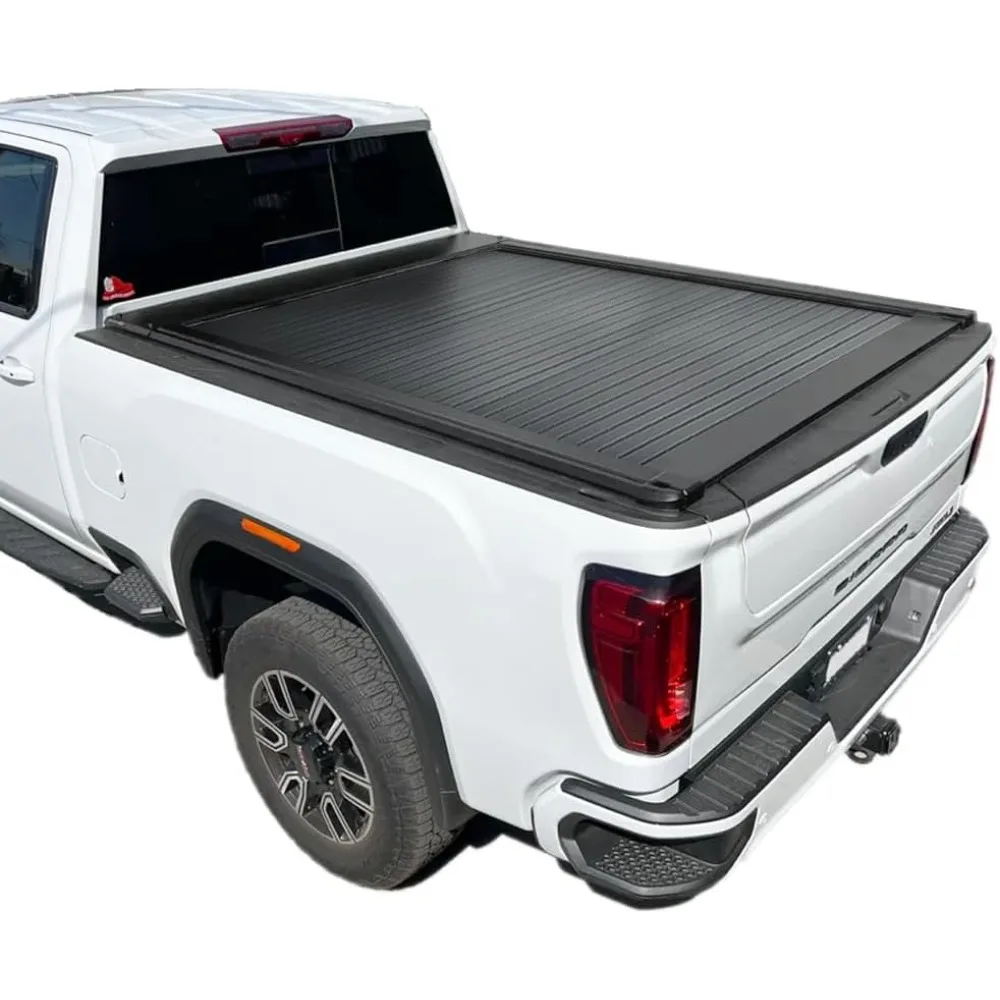 

AR Automatic Retract Tonneau Cover Fits 2020-2024 Silverado/Sierra 2500 HD/3500 HD 6'8" 82.2 in Truck Bed Retractable