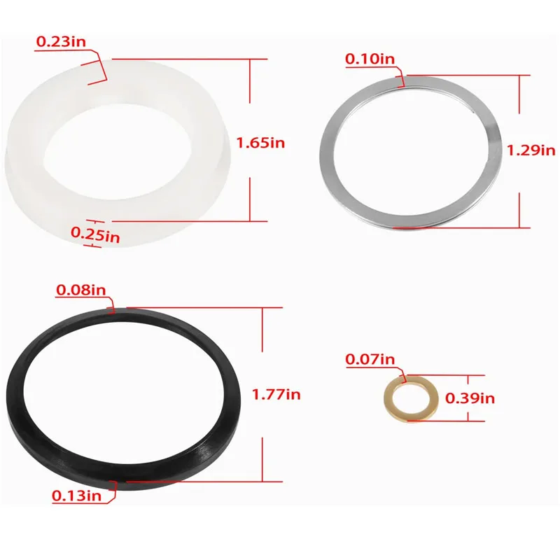 4105 420576 Ram/Cylinder Seal Kit for OTC 10 Ton Cylinder (Power Team/SPX) Seal Replacement Kit for Hydraulic Lifting Cylinders