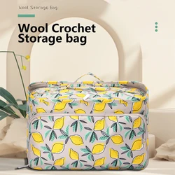 Hot Sale Yarn Storage Bag with Dandelion Square Knitting Tote Bag Waterproof Sewing Accessories Storage Bags Christmas Gift