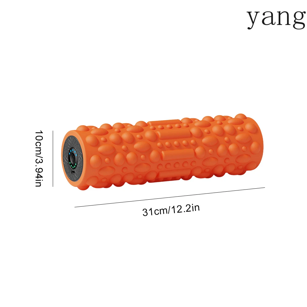Electric Vibrating Foam Roller Massage Column Rechargeable Exercise Rollers For Yoga Pilates Muscle Tissue Relaxation Massager