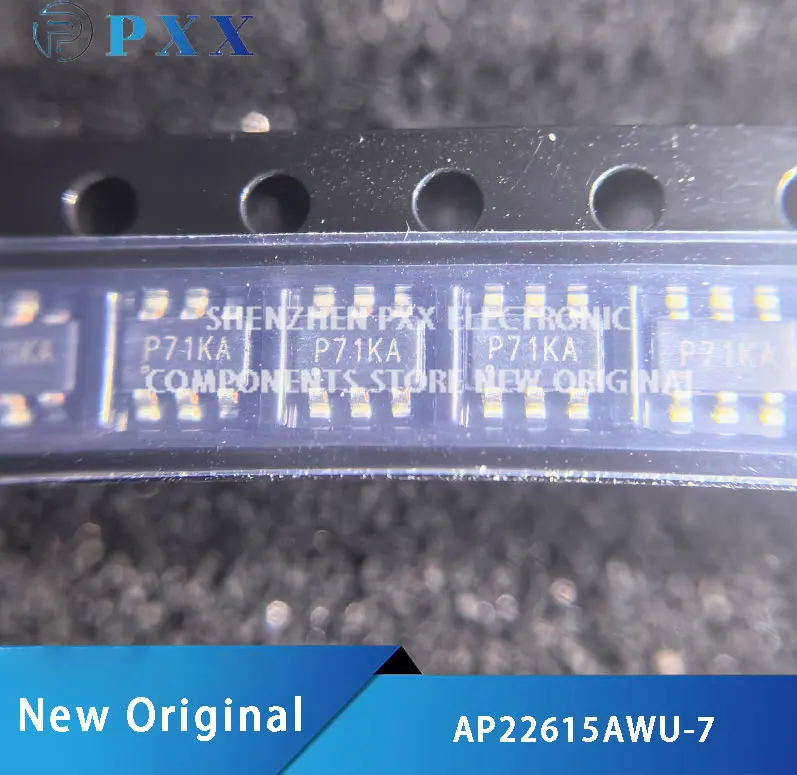 10Pcs New Originla AP22615AWU-7 Single-Channel Power Distribution Switch With Output OVP 3.0A TSOT-23-6