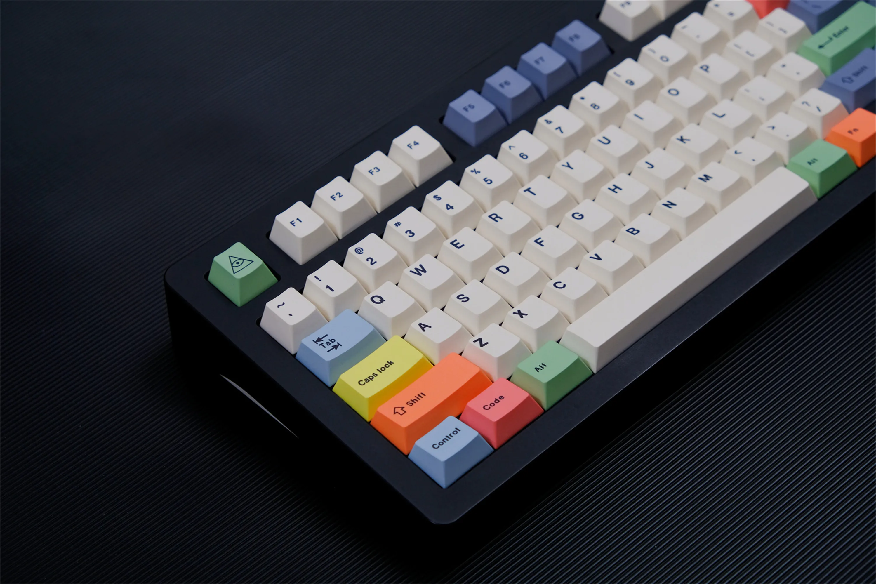 Canvas Keycaps 150 Keys PBT Material Cherry Profile DYE-SUB Keycaps For MX Switch Wooting Mechanical Keyboard ISO ANSI Layou