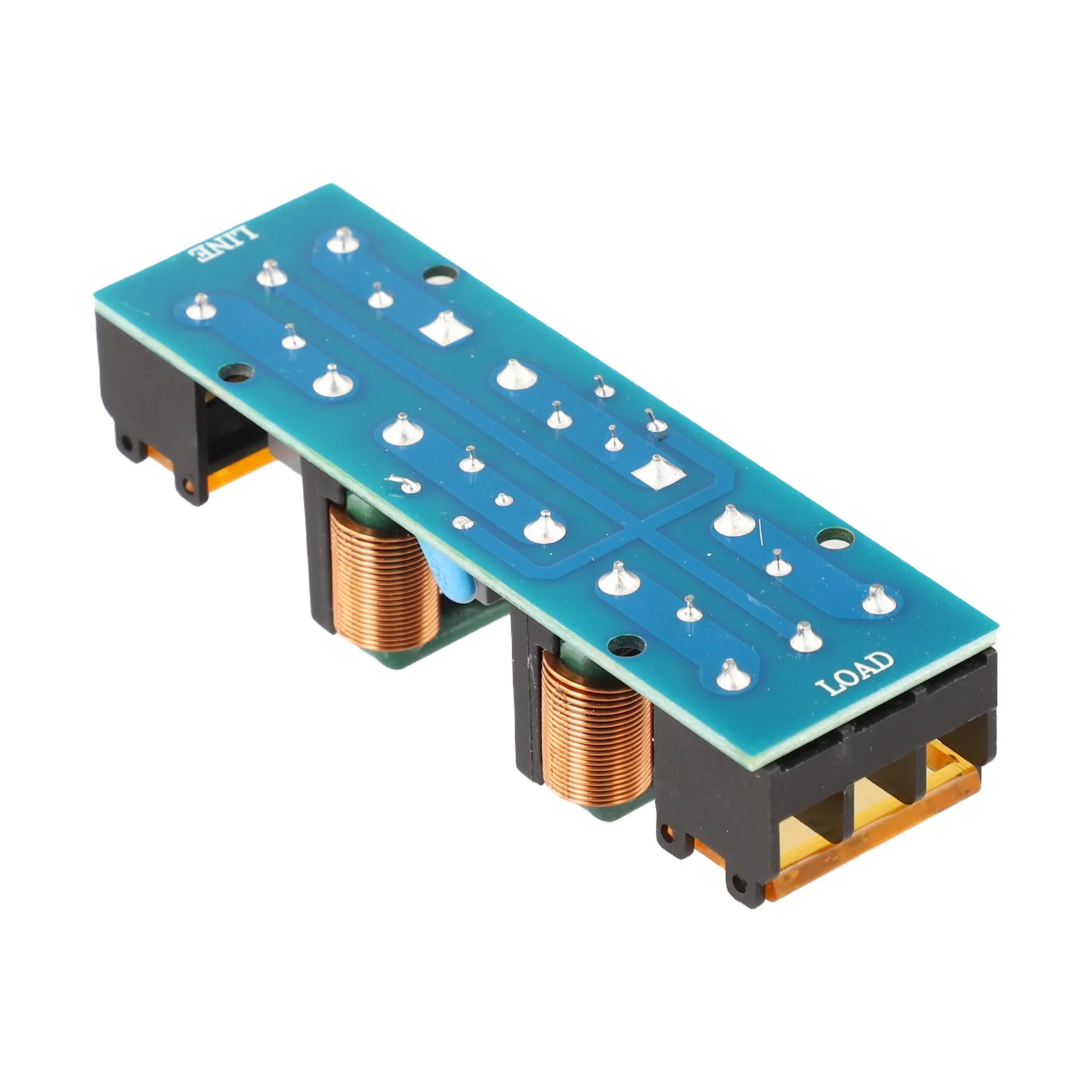 Power Filter Module 25A for EMI with Two Stage Low Pass Design to Reduce High Frequency Conducted Noise in Devices