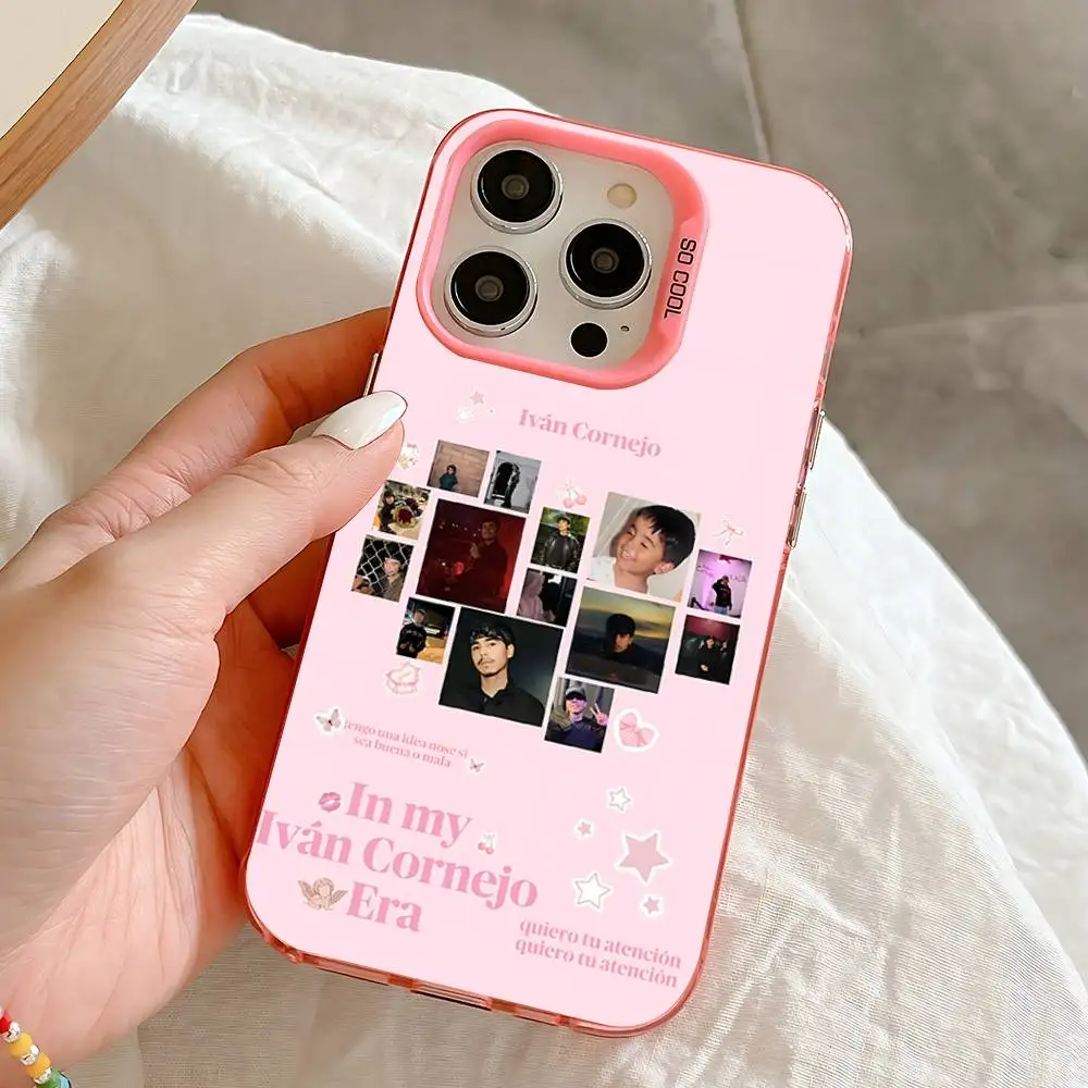 I-Ivan C-Cornejo Phone Case For iPhone 16,15,14,13,12,11,Pro,Max,Plus,Mini,SE Anti Fall Pink Matte Hard Bumper - Image 3