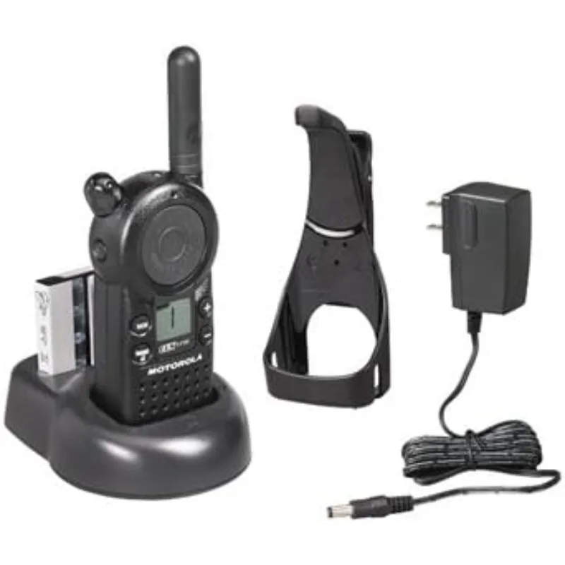 2 pak Motorola CLS1110 Walkie talkie Radio dua arah dengan headset