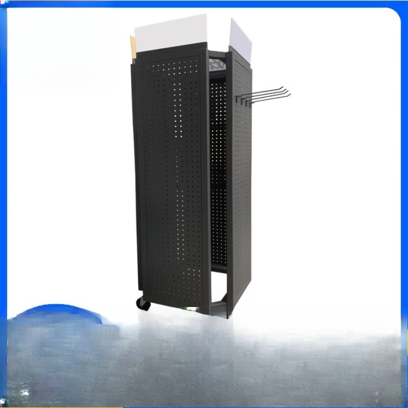 

Shoe store slippers hole plate mobile phone accessories rack, hole plate power tool display rack, multi-functional storage rack