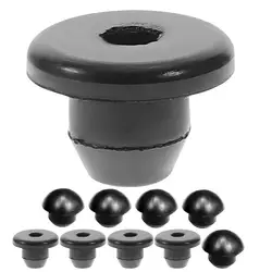10pcs Rubber Jack Plugs Oil Filler Plug Floor Bottle Jack Plug Replacement Floor Horizontal Hydraulic Floor Plugs Jack Plugs