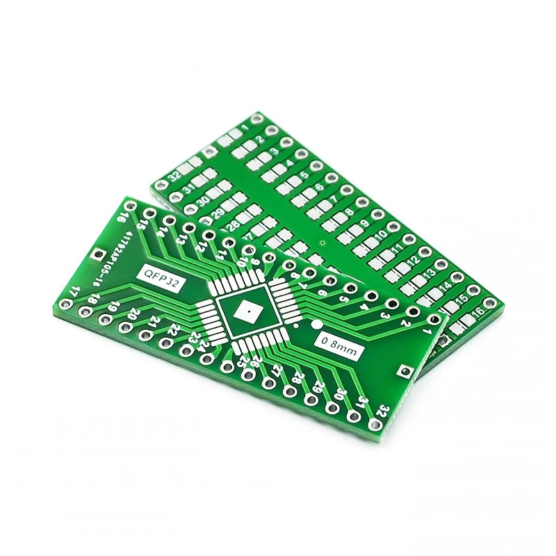 10pcs QFP32 SOP16 SSOP16 TSSOP16 patch to straight DIP 0.65/1.27mm adapter board