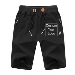 Custom Logo Summer Men's Shorts for Man Jorts Men’s Gym Shorts Baggy Casual Pants Male Clothes Sweatpants Youth Men's Clothing