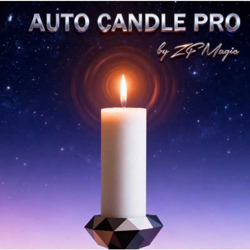 Auto Candle Pro Full Ignition Stage & Close-Up Illusion Props, Mentalism Gimmicks for Magicians Magic Tricks with Flame Control