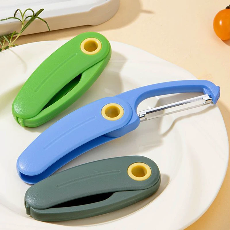 Portable Folding Fruit Peeler Multi-functional Portable Travel Stainless Fruit Vegetable Shred Grater Kitchen Tool