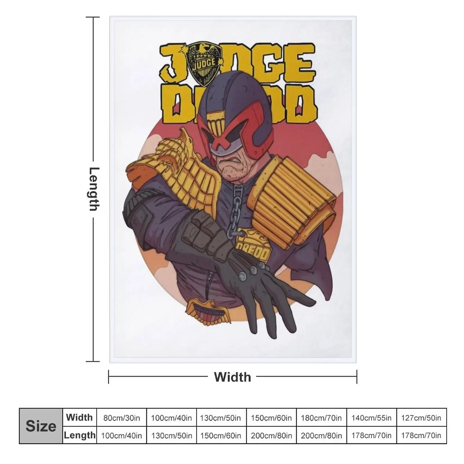 judge dredd Throw Blanket Blankets For Bed halloween Travel Decoratives Blankets