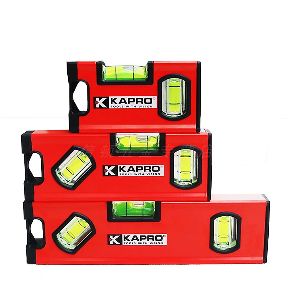 Kapro 10/15/20 سنتيمتر المحمولة المغناطيسي مستوى الكحول البناء الألومنيوم أداة التسوية قياس مستوى فقاعة مقياس