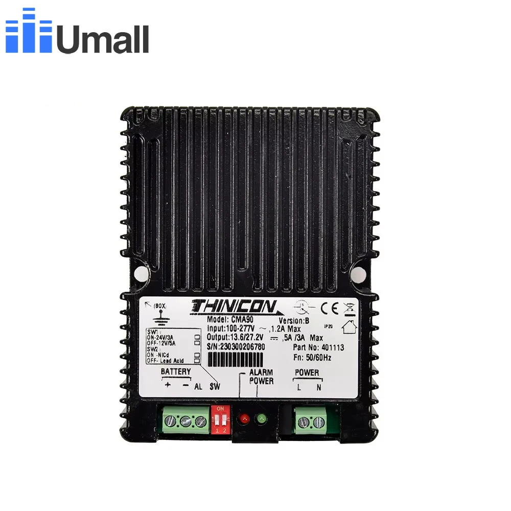 CMA90 Thinicon intelligent charger for generator engine 3A  Black