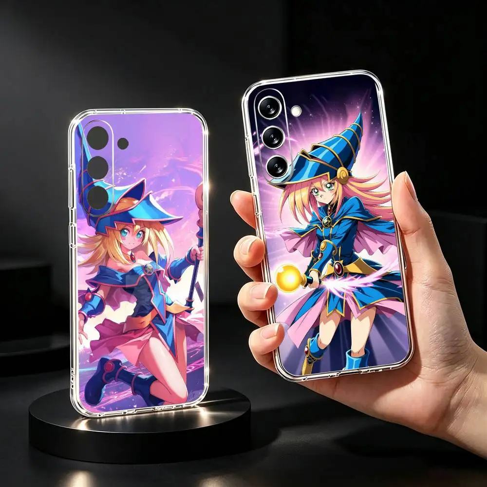 Dark Magician Girl Yu-Gi-Oh Phone Case For Samsung Galaxy A73,A72,A71,A70,A53,A52,A51Transparent Cover
