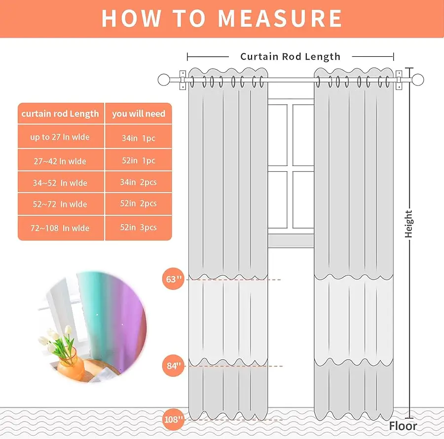 ستائر لديكور غرفة نوم البنات، ستائر تعتيم قوس قزح للأطفال/ديكور غرفة الفتيات الصغيرات، ملصقات جدارية على شكل وحيد القرن، وردي أرجواني Gre #2