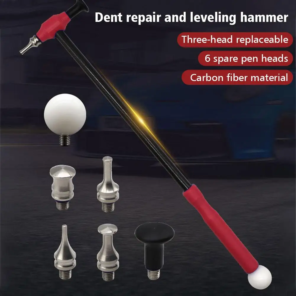 

Car Dent Repair Hammer No Trace Shaping Body Sheet Hammer Striking Metal Leveling Tool P8Q1